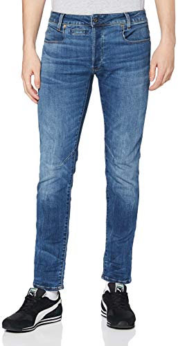 G-Star Para Hombre Jeans D-Staq 5-Pocket Slim, Multicolor (medium indigo aged D06761-8968-6028), 36W / 32L