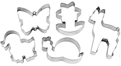Dr. Oetker 5er Ausstecher-Set Waldzauber, Ausstechformen für das ganze Jahr, Ausstecher für Plätzchen, Kekse und Fondant, vielfältige Motive, Menge: 1 x 5er Set