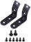 Black Glove Box Hinge Repair Kit, Hinge Bracket Fix Kit Replacement DIY Compartment Lid for A4 S4 RS4 B6 8E 2002-2008 SI-AT11003 Auto Body Repair