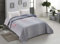 AmeliaHome Couvre-lit 170x270 cm Jeté de Lit Réversible Matelassé Facile à Entretenir Acier Rose Gris Graphite Anthracite Flamingo