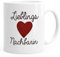 Moonworks® Kaffee-Tasse Lieblingsnachbarin Geschenk Nachbarn Nachbarin weiß Keramik-Tasse