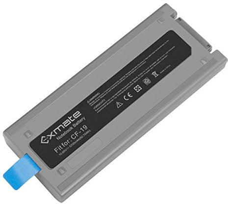 Exmate Kompatible für Laptop Akku Panasonic Toughbook CF19 CF-19 MK1 / 2/3/4/5/6/7/8 Notebook CF-VZSU48 CF-VZSU48R CF-VZSU58U CF-VZSU28 CF-VZSU50 10.65V 5200mAh