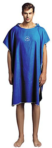 Changing Robe Surf Poncho with Hood Come Together with One Towel Lightweight