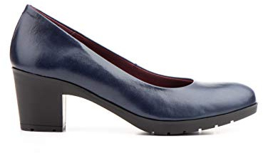 Scarpe con Tacco Donna Eleganti in Pelle Décolleté Chiuse comode e di Marca Modello Medio o Basso, Vernice o Lisce Fatte a Mano in Spagna dalla Taglia 35 alla 41