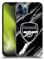 Head Case Designs Officially Licensed Arsenal FC Marble Crest Patterns Hard Back Case Compatible With Apple iPhone 12 / iPhone 12 Pro