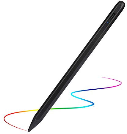 Evach Capacitive High Sensitivity Digital Pen for Amazon Kindle Fire 10 - 1.5mm Ultra Fine Tip Stylus Pencil, Black