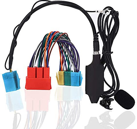Adaptador de o Bluetooth para Coche, Adaptador de Cable Auxiliar con Altavoz, estéreo para Coche, Compatible con A3 8L 8P B5 B6 B7