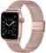 Wepro Straps Compatible with Apple Watch Strap 41mm 40mm 38mm 42mm for Women/Men, Classic Mesh Business Metal Replacment Strap for Apple Watch SE/Ultra/Ultra 2/Series 10 9 8 7 6 5 4 3 2 1, Rose Pink-N