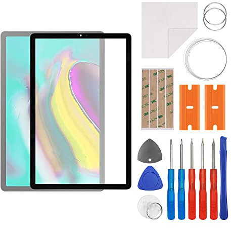 swark Kit de réparation d'écran en verre frontal compatible avec Samsung Galaxy Tab S5e SM-T725, SM-T720 10,5 avec kit d'outils
