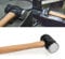 36oz Rounding Hammer, Versatile Blacksmith Hammer for Blacksmithing Handmade Horseshoer Making Knife Blacksmith Forge Tools