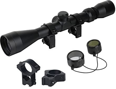 FOCUHUNTER Cannocchiale da puntamento tattico 3-9X40mm Mirino ottico SF compatto Reticolo FMC Mil-dot impermeabile e antiurto con supporti per binari Weaver/Picatinny e set di copriobiettivo