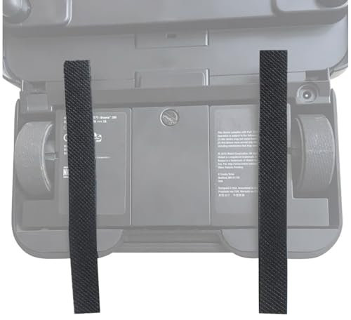 Tbest 4 Stück Wischroboterrad Reifen Leder Fötale Haut Ersatz Passend für Braava 380T Irobot Braava 390T Reifen, Wheel, Irobot Mop Räder, Gummireifen Irobot Braava, Braava irobot braava