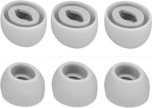 Wiki VALLEY 3Pairs Eartips Replacement for Galaxy Buds Pro Earbuds,Silicone Non-Slip Ear Tips Campatible with Samsung Galaxy Buds Pro Headphone 2021(White)-SML