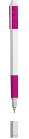 LEGO Penna gel 2,0 mm, punta media, verde lime, 1 pezzo (viola)