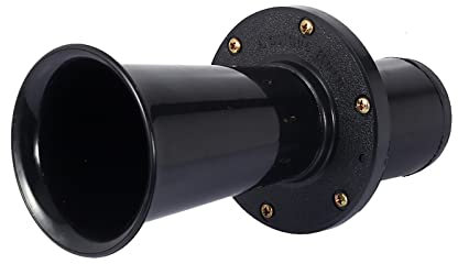 für Aoogah-Hupe, 12 V, 110 DB, Auto, Auto, LKW, Antik, Vintage, Alter Stil, Piepton, Autohupe, Sirene, AHH OOO GAH AHOOGA OOGA, Schwarz, OOGA (Silber) (Schwarz) (Schwarz)