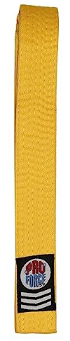 Martial Arts Karate Taekwondo judo Belt (yellow, 3)