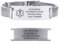Notfallarmband Medizinisches Armband Damen Personalisierte : Silber Notfall Schmuck Gravur Ice Name Identifikation Allergien Diabetes Epilepsie Armbänder Medizinische Alarm Armband für Männer Mädchen