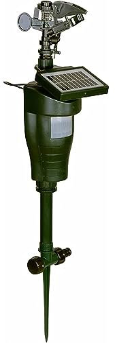 NQYZZFD Jet-Spray Animal Repellent Scarer Deterrent with Motion Sensor And Solar Battery for The Expulsion of Cats, Dogs, Herons, Hares, And Foxes And Deer, Range Up to 10 M