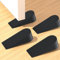 Big Door Stoppers, Extra Large Door Stoppers for Bottom of Door Gaps, Sturdy and Stackable Heavy Duty Doorstop Great for Home Office, Rubber Door Stopper Wedge for Tile, Wooden Floor, Carpet (4 Pack)