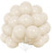 30 Pezzi Palloncini Bianchi Sabbia in lattice 12 pollici per Panna Crema Retrò Ragazze Ragazzi Festa di Compleanno Baby Shower Matrimonio Anniversario Celebrazione Battesimi Fidanzamento Decorazioni