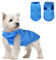 FEimaX Hundepullover Hundejacke Winter Warme Hundemantel für Kleine Mittlere Hunde Fleece Hundeweste Welpen Weiche Wintermantel mit Leinenring