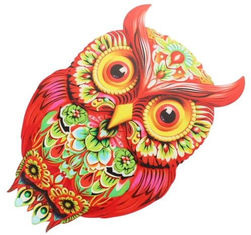 LIFKOME Metal Owl Wanddekor Filigraner Eulenanhänger Für Wände Kunstvolle Wanddekoration Für Und Garten Robuster Und Detaillierter Metall-eulen-schmuck