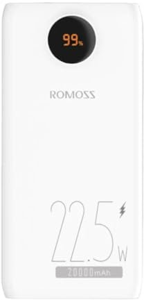 Romoss SW20PF Powerbank 20000mAh, 22.5W (white)