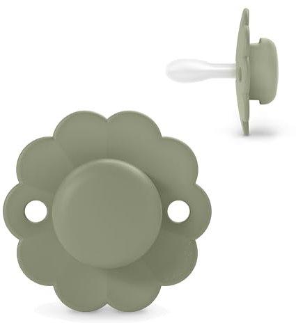 Suavinex, Schnuller für Babys 6/18 Monate, Runder Schnuller mit physiologischem Silikonsauger SX Pro, Symmetrisch, Superweich und Flexibel, respektiert die orale Entwicklung, Wonder Green