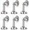 Shackcom Door Stopper 6 Pack, Magnetic Door Stop Stainless Steel, with Double-Sided Adhesive Tape for Wall and Floor Mounting Hold Your Door Open