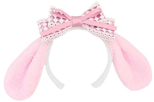 Maxtonser for Creative Melody Ears Shape Hair Hoop Women Headband Makeup for Head Band for Toddler Photoshoot Cosplay Hair Accesso,Lolita Tiara