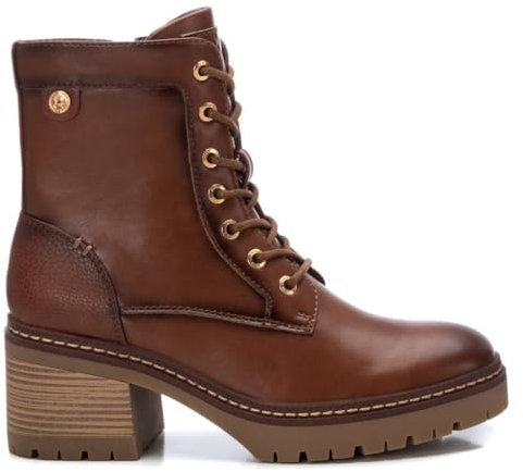 XTI - Botín Mujer Camel - Calzado Cómodo y Versátil - Moda casual - Modelo 14336803 (Talla 41)