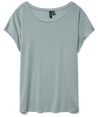 VERO Moda Damen Vmava Plain Ss Top Gajrs Noos T-Shirt