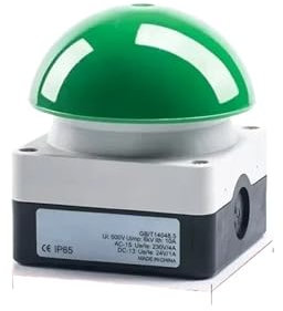 1 Stück IP65 Wasserdicht Pilztaster Selbstruheschalter Ballpedal Handklatschen Richter Klatschen Licht Fußschalter Knopf Ballpedal(Color:Self Reset Green,Size:1 PCS_2NO-1NC)