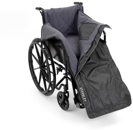 Staveley Wheelchair Leg Cover | Premium Fleece Lined Wheelchair Leg Cosy Waterproof Windproof | Universal Fit Zipped Removable Panel Opening Warm Dry