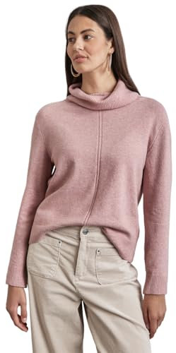 STREET ONE Damen A302786 Rollkragen Sweater, Petal Rose Mel., 44 EU