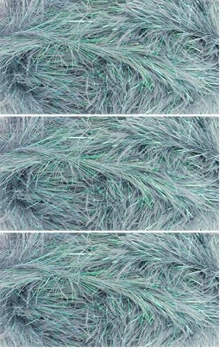 King Cole 543423 Tinsel Chunky Frozen Yarn - 70M, 50g (Pack of 3)