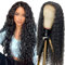 Glueless T Part Lace Front Echthaar Perücke - Water Wave Brazilian Remy Unprocessed Virgin Hair Wig 4x1 für Frauen - 34 Zoll