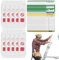 Ladder Tags, Waterproof Ladder Inspection Tags with 10 Holders and 20 Ladder Inspection Tag Inserts, Inspection Record Kit for Ladder Safety, All Ladder Types Protect for Indoor Outdoor Use