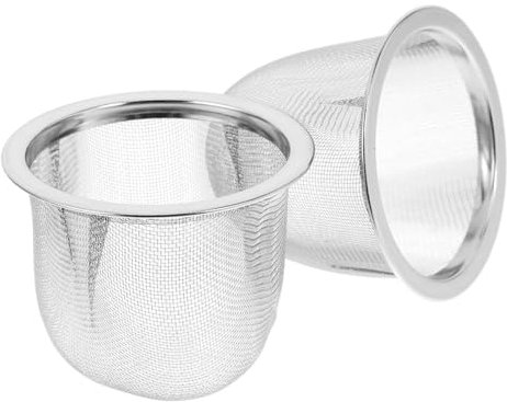 CRILSTYLEO 2piezas De Colador De Tetera Difusor De Té Coladores De Malla Preparación y Fácil De Limpiar