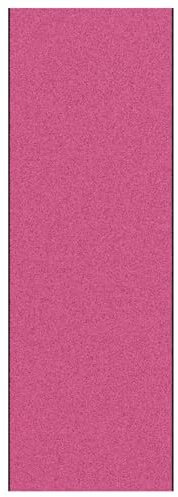 vidaXL Moderne rosa und Schwarze Fußmatte rutschfest Maschinenwaschbar Weiches Polyamid Dekorativer Teppich Indoor Outdoor 350 x 120 cm Türmatte