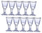 HOMOBABE 10pezzi Bicchieri Da Vino Trasparenti Da Bicchierini Per Liquori Per Feste Matrimoni e Occasioni Speciali Design Vintage e Pratico
