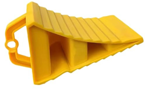 1 Stück Unterlegkeile - 11cm Bremskeile Für Anhänger Mit Rutschfester Unterseite | Auto-Unterlegkeil | PKW LKW Stopper | Stapelbar Für Camping, Parkplatz, Werkstatt & Reise