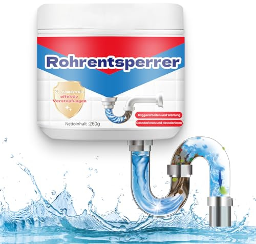 Drain Unblocker, New Powerful Pipe Dredge Agent, Sink and Drain Cleaner, Meledmatte Toilet Cleaner, Unblocker Liquid Heavy Duty (1pcs, gram, 260)