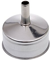 GRÄWE Embudo para cafetera espresso de acero inoxidable, 4 tazas, repuesto original, solo apto para GRÄWE Número de referencia 3200, acero inoxidable 18/0, diámetro de 5,5 cm, altura 6 cm