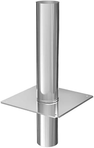 Schornsteinverlängerung Kaminverlängerung einwandig DN Ø 140 mm 0,5 m