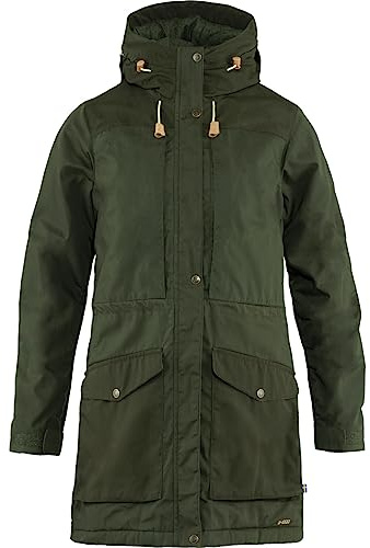 Fjällräven Damen Singi Wool Padded Parka, Deep Forest, M