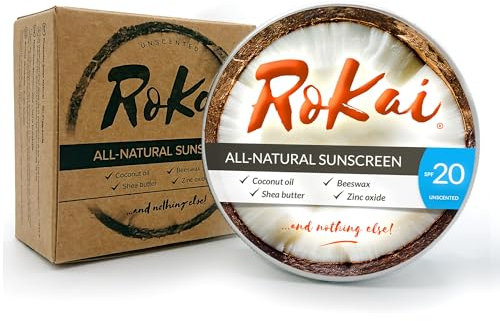 All-Natural Sunscreen | Mineralsonnencreme | SPF20 | Unparfümiert | Bio | 4 natürliche Inhaltsstoffe | Nanofrei | Chemikalienfrei | Recycelbare Verpackung | Für empfindliche Haut geeignet | 100 ml