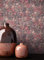 NEWROOM Tapete Rot Vliestapete Mosaik - Fliesenoptik Vintage Braun Rosa Fliesen Blumen Mustertapete Floral Blumentapete inkl. Tapezier-Ratgeber
