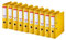 Esselte Standard, 10 x Ordner mit Hebel, Gelb, Rücken 75 mm, A4, PP, 320270
