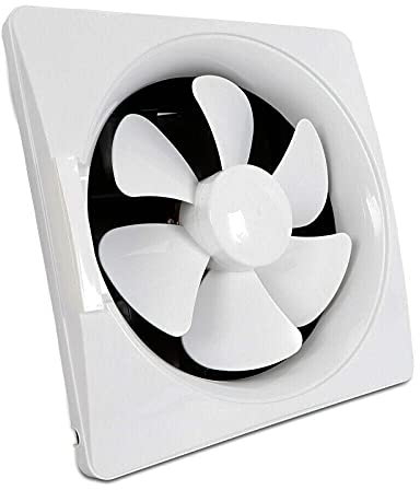 8/12 Ventilation Extractor Fan Wall Ceiling Mounted Exhaust Fan Ventilator with Back Draught Shutter for Bathroom Bedroom Kitchen (12inch/325cmm)